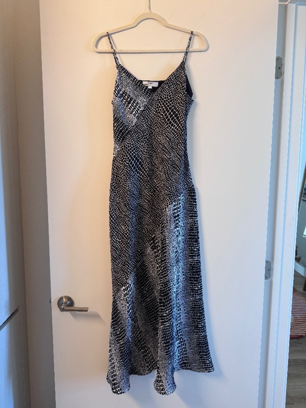 Saunders x RTR Alligator Slip Dress
